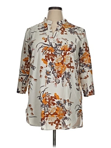Shein 3/4 Sleeve Blouse (view 1)