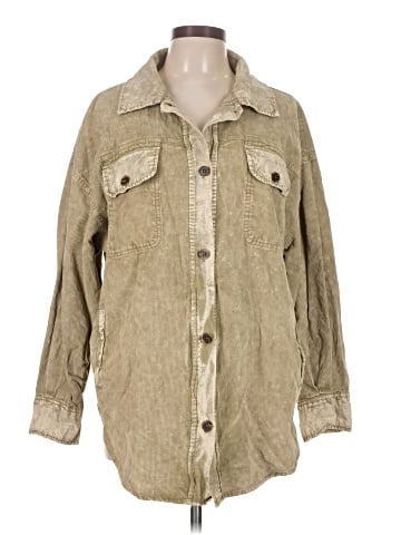 Mustard Seed Long Sleeve Button-Down Shirt (view 1)