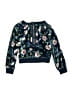 Truly Me Floral Blue Pullover Sweater Size 4 - photo 2