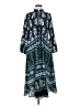 Cara Cara 100% Polyester Paisley Blue Casual Dress Size XS - photo 1