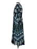 Cara Cara 100% Polyester Paisley Blue Casual Dress Size XS - photo 5