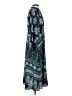 Cara Cara 100% Polyester Paisley Blue Casual Dress Size XS - photo 4