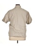 Perry Ellis 100% Cotton Tan Short Sleeve Button-Down Shirt Size XL - photo 2