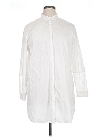 Black Label by Chico's 3/4 Sleeve Button-Down Shirt (view 1)