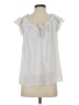Skies Are Blue White Sleeveless Blouse Size S - photo 2