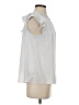 Skies Are Blue White Sleeveless Blouse Size S - photo 4