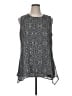 Fever 100% Polyester Black Sleeveless Blouse Size XL - photo 1