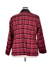 ELOQUII 100% Polyester Plaid Red Blazer Size 20 - photo 2