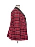 ELOQUII 100% Polyester Plaid Red Blazer Size 20 - photo 4