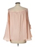 Chelsea28 100% Polyester Pink 3/4 Sleeve Blouse Size L - photo 2