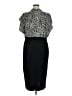 Express 100% Polyester Animal Print Black Cocktail Dress Size XL - photo 2