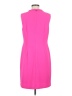 Elle Solid Pink Casual Dress Size M - photo 2