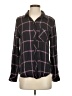 Rails 100% Rayon Plaid Black Long Sleeve Button-Down Shirt Size XS - photo 1