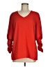 CAbi 100% Polyester Red 3/4 Sleeve Top Size M - photo 1