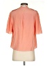 Joie 100% Silk Orange Short Sleeve Silk Top Size S - photo 2