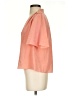 Joie 100% Silk Orange Short Sleeve Silk Top Size S - photo 5