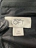Ann Taylor LOFT Stripes Black Formal Skirt Size 14 - photo 4