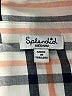 Splendid 100% Cotton Plaid Ivory Long Sleeve Button-Down Shirt Size M - photo 7