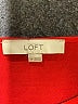 Ann Taylor LOFT 100% Polyester Red Short Sleeve Blouse Size M - photo 7