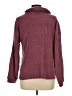 Como Blu 100% Polyester Solid Burgundy Turtleneck Sweater Size L - photo 2