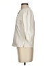 S'edge 100% Cotton Metallic Ivory 3/4 Sleeve Blouse Size S - photo 5