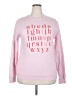 Unbranded Print Pink Sweatshirt Size XXL (estimated) - photo 1