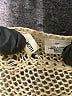 Moth 100% Linen Metallic Gold Pullover Sweater Size S - photo 7