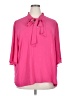 ELOQUII 100% Polyester Pink 3/4 Sleeve Blouse Size 24 - photo 1