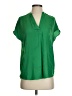 Carolina Belle 100% Polyester Green Short Sleeve Blouse Size XS - photo 1