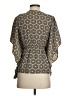 Miami 100% Polyester Gray 3/4 Sleeve Blouse Size S - photo 2