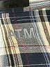 ATM 100% Cotton Plaid Blue Long Sleeve Button-Down Shirt Size S - photo 7