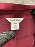Calvin Klein 100% Polyester Burgundy Long Sleeve Blouse Size S - photo 7