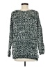 Shein 100% Acrylic Tweed Green Pullover Sweater Size 6 - photo 2
