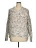 Cupio 100% Polyester Tweed Silver Pullover Sweater Size 1X - photo 1