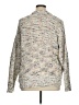 Cupio 100% Polyester Tweed Silver Pullover Sweater Size 1X - photo 2