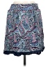 Vineyard Vines 100% Silk Paisley Blue Silk Skirt Size 2 - photo 2