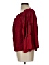 Unbranded Burgundy 3/4 Sleeve Blouse Size L (estimated) - photo 5