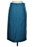 Pure Collection 100% Wool Teal Wool Skirt Size 4 - photo 2