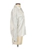 Pinko Stripes Ivory Long Sleeve Blouse Size EU (IT) 40 / US 4 - photo 4