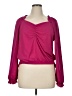 Belldini Pink Long Sleeve Blouse Size XL - photo 1