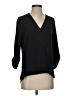 Express 100% Polyester Black 3/4 Sleeve Blouse Size XS - photo 1