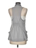 Bongo 100% Polyester Silver Sleeveless Blouse Size M - photo 2