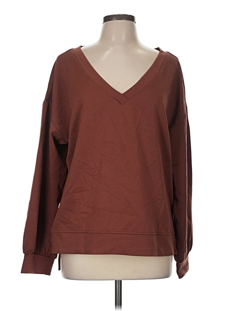 Pre-owned Cbr 3/4 Sleeve T-shirt In Brown