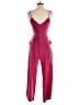 L'Agence 100% Elastane Solid Burgundy Jumpsuit Size XS (0) - photo 2