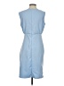 Unbranded 100% Polyester Solid Blue Casual Dress Size S - photo 2