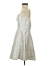Express Metallic Silver Cocktail Dress Size 8 - photo 5