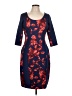 Sangria Blue Cocktail Dress Size 12 - photo 1