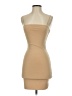 Love Tree Solid Tan Cocktail Dress Size S - photo 1