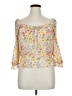 A. Byer 100% Polyester Yellow 3/4 Sleeve Blouse Size XL - photo 1