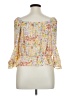 A. Byer 100% Polyester Yellow 3/4 Sleeve Blouse Size XL - photo 2